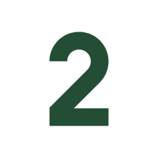 green number 2 icon
