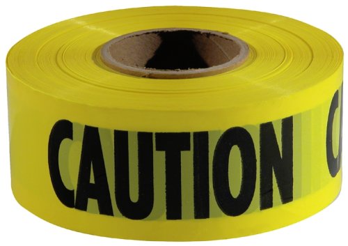 Yellow "Caution" Barricade Tape