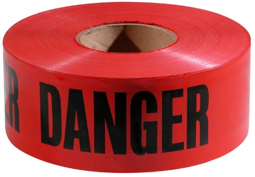 Red "Danger" Barricade Tape