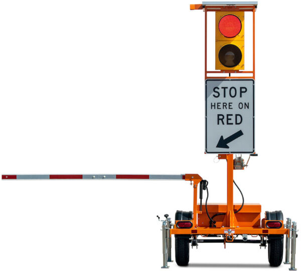 Automated flagger assistance device by Wanco