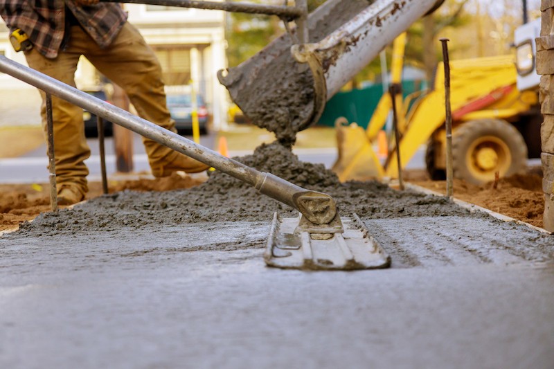 construction site paving tool
